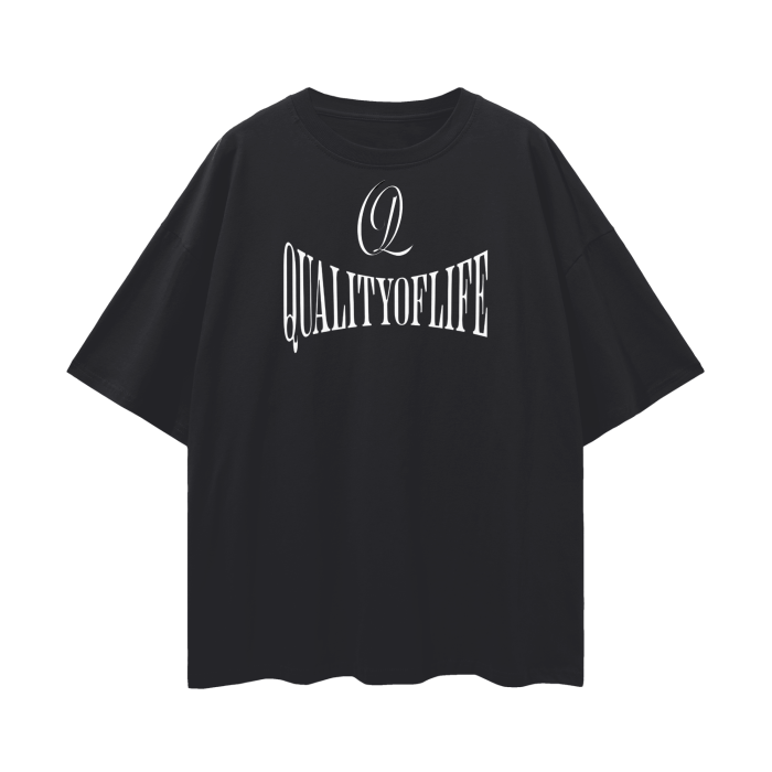 Oversize Deep Drop Shoulder Tee - 190 GSM